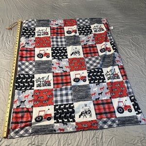 Boy’s Tractor Soft Quilt